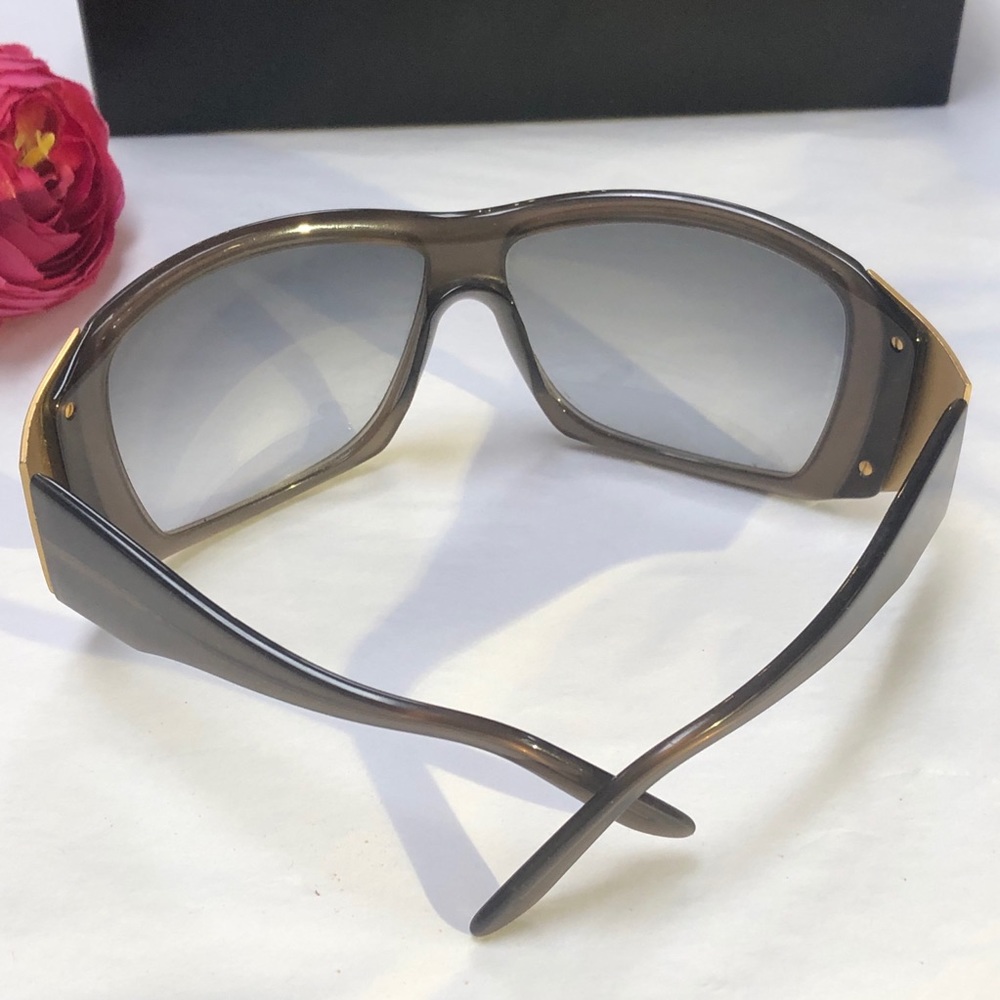 SOLD ❤️CHANEL Brown Wrap Sunglasses - Picture 3 of 6